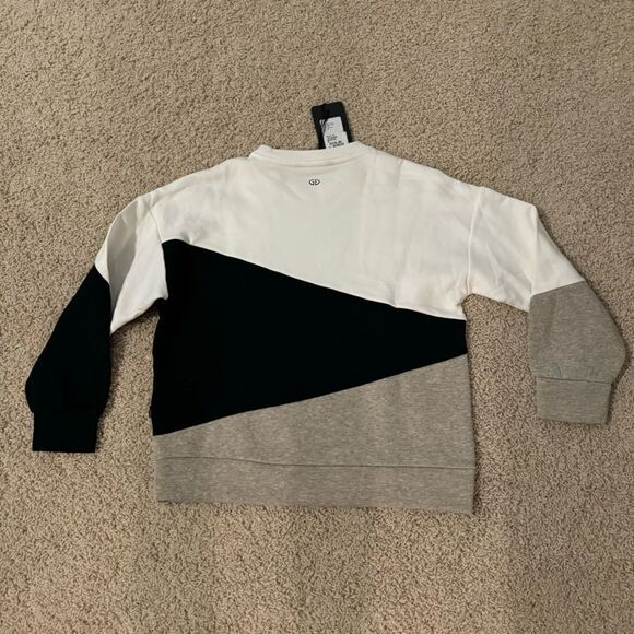 Goldbergh April Sweater Crewneck Sweatshirt NWT size XS white Black and Grey - Picture 7 of 7